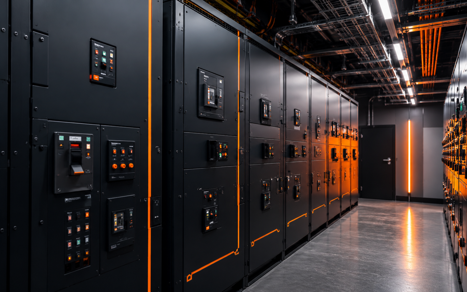 Imagen ilustrativa de una instalación eléctrica técnica e industrial